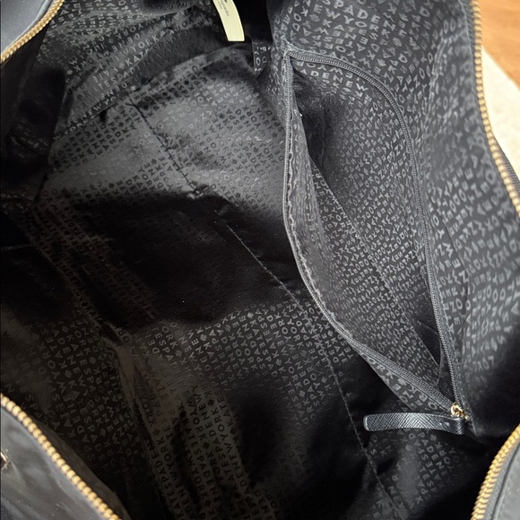 Kate Spade Classic Black Nylon Duffle Weekend Bag - Picture 11 of 13